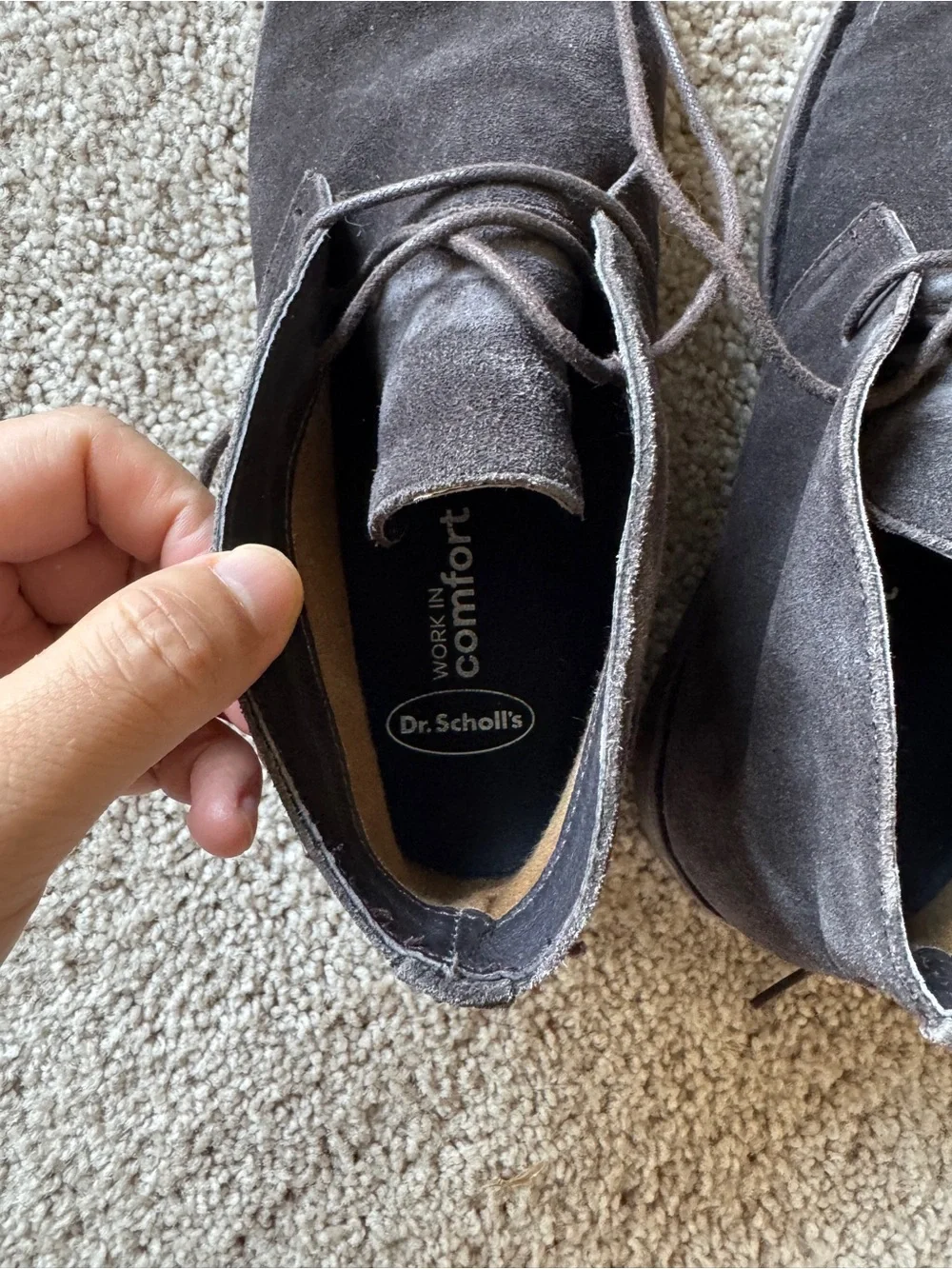 Men's  Suede Chukka Boots - Classic Lace-Up
